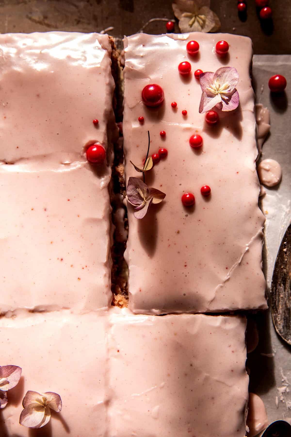 Strawberry Poptart Sheet Cake | halfbakedharvest.com