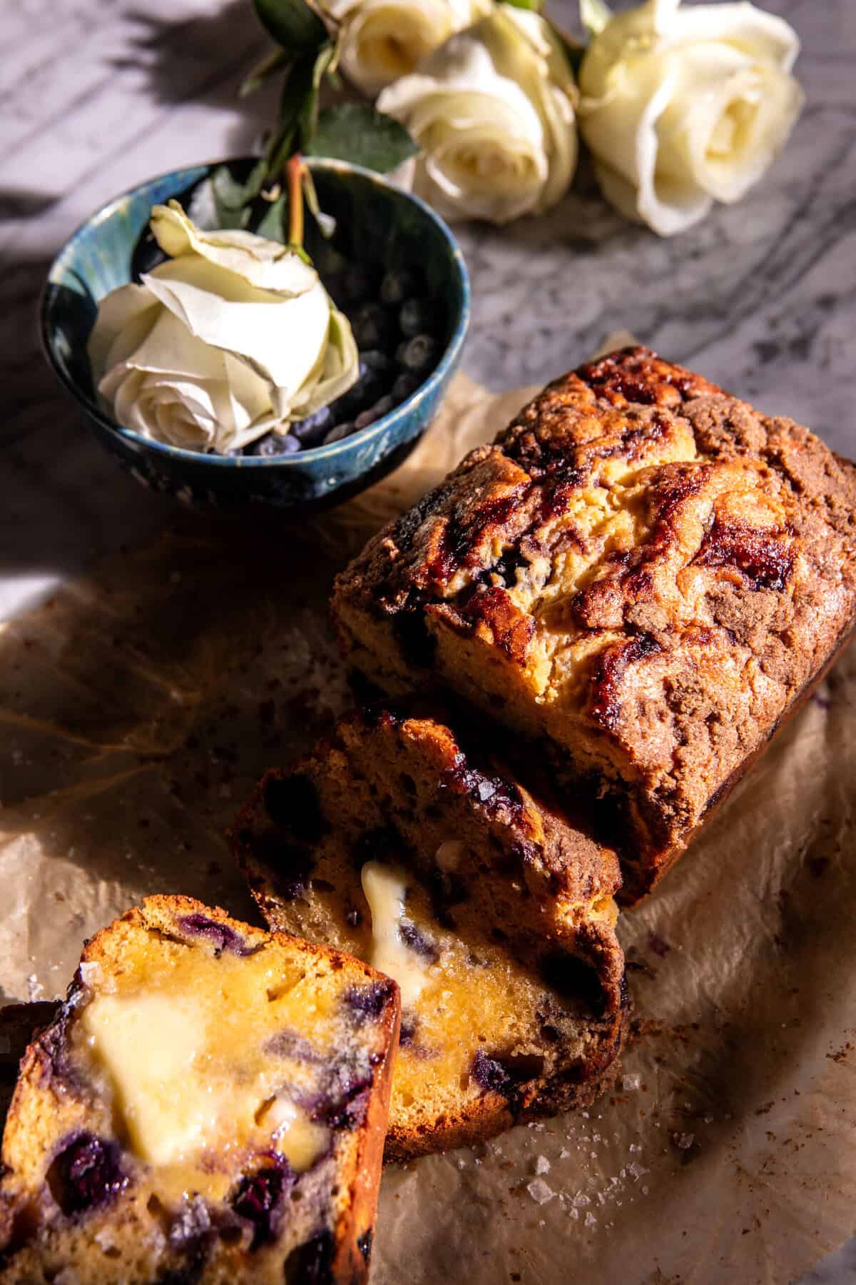 Blueberry Muffin Bread | halfbakedharvest.com