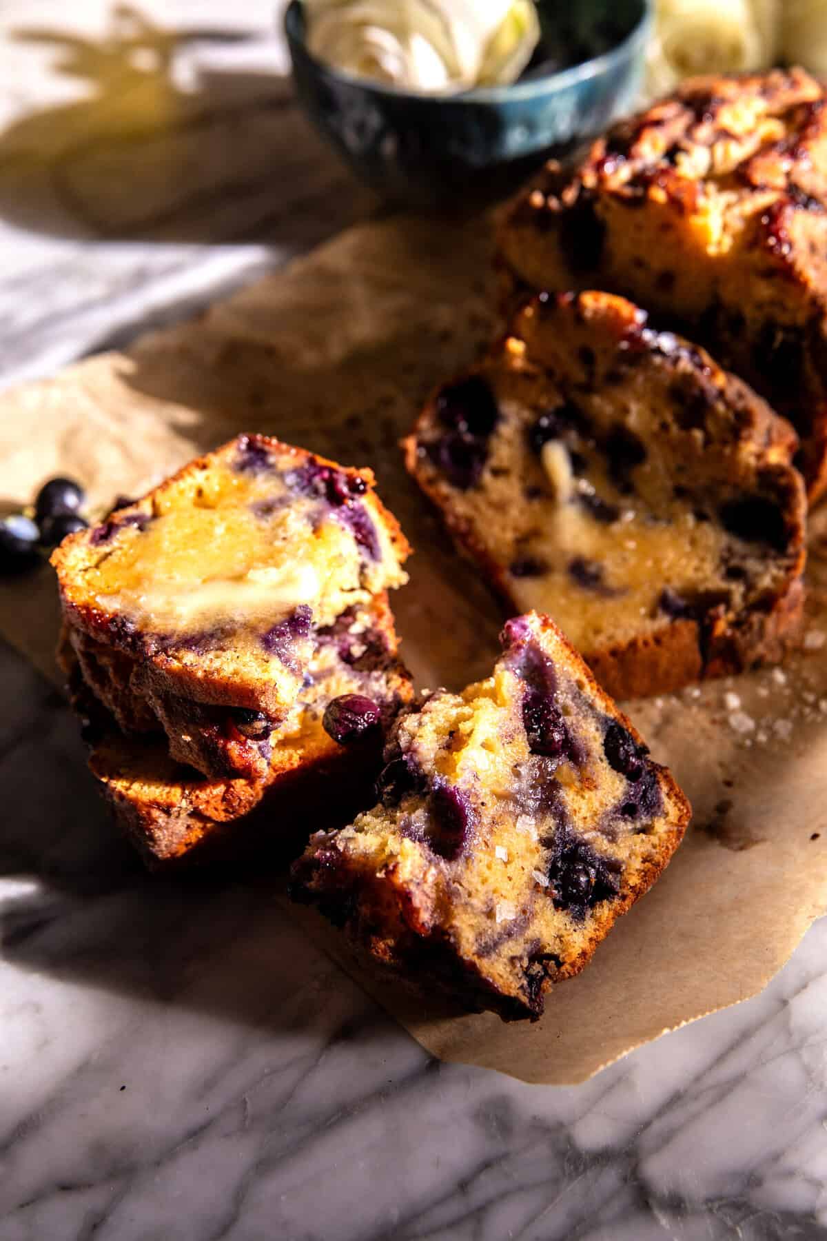 Blueberry Muffin Bread | halfbakedharvest.com