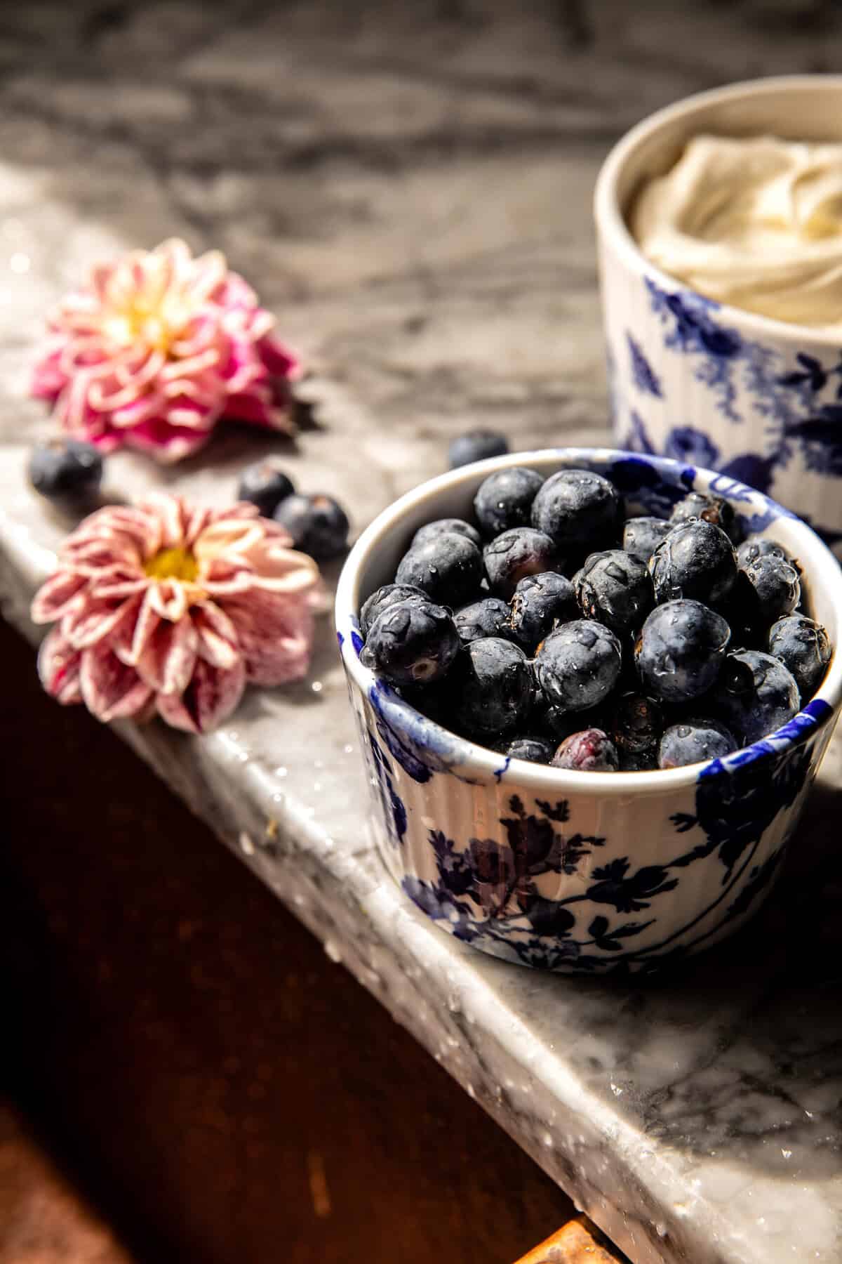 Blueberry Ricotta Pudding Cake | halfbakedharvest.com