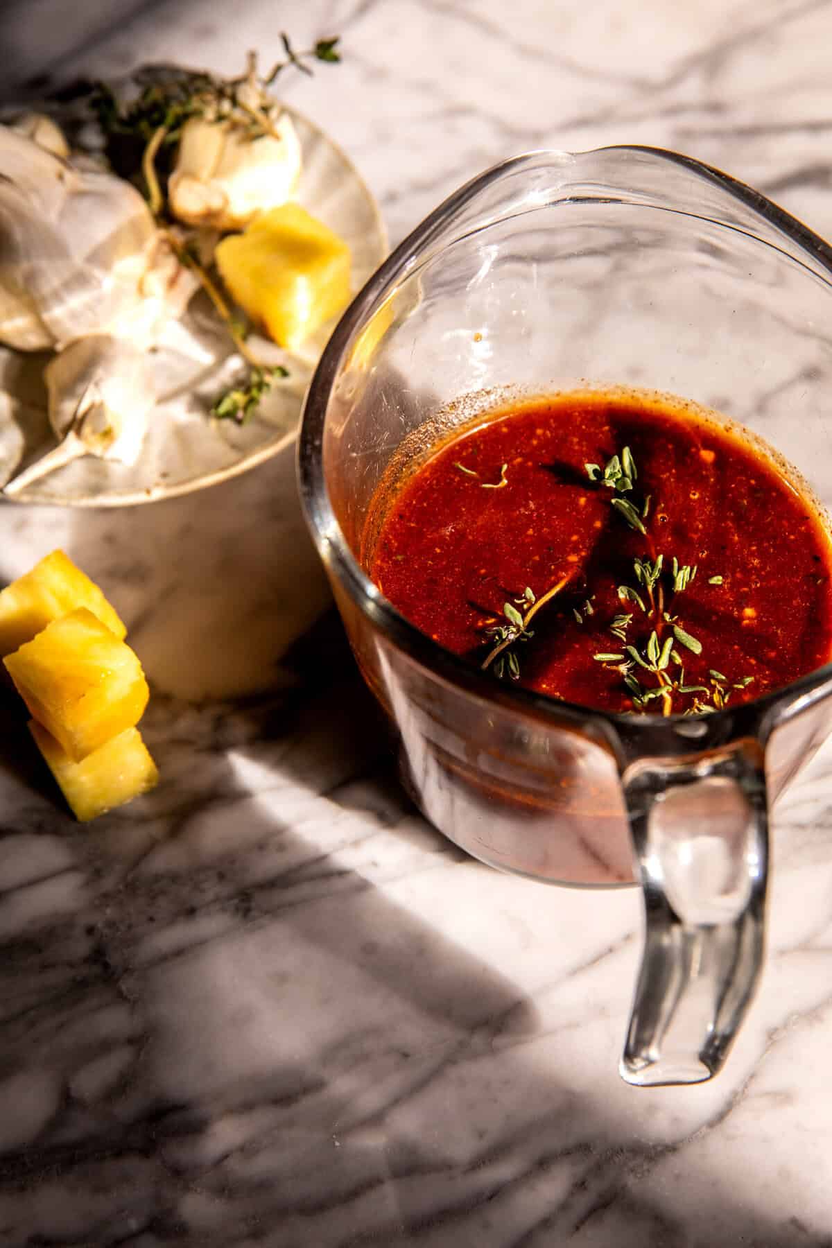 Chipotle Pineapple Chicken with Bang Bang Sauce | halfbakedharvest.com