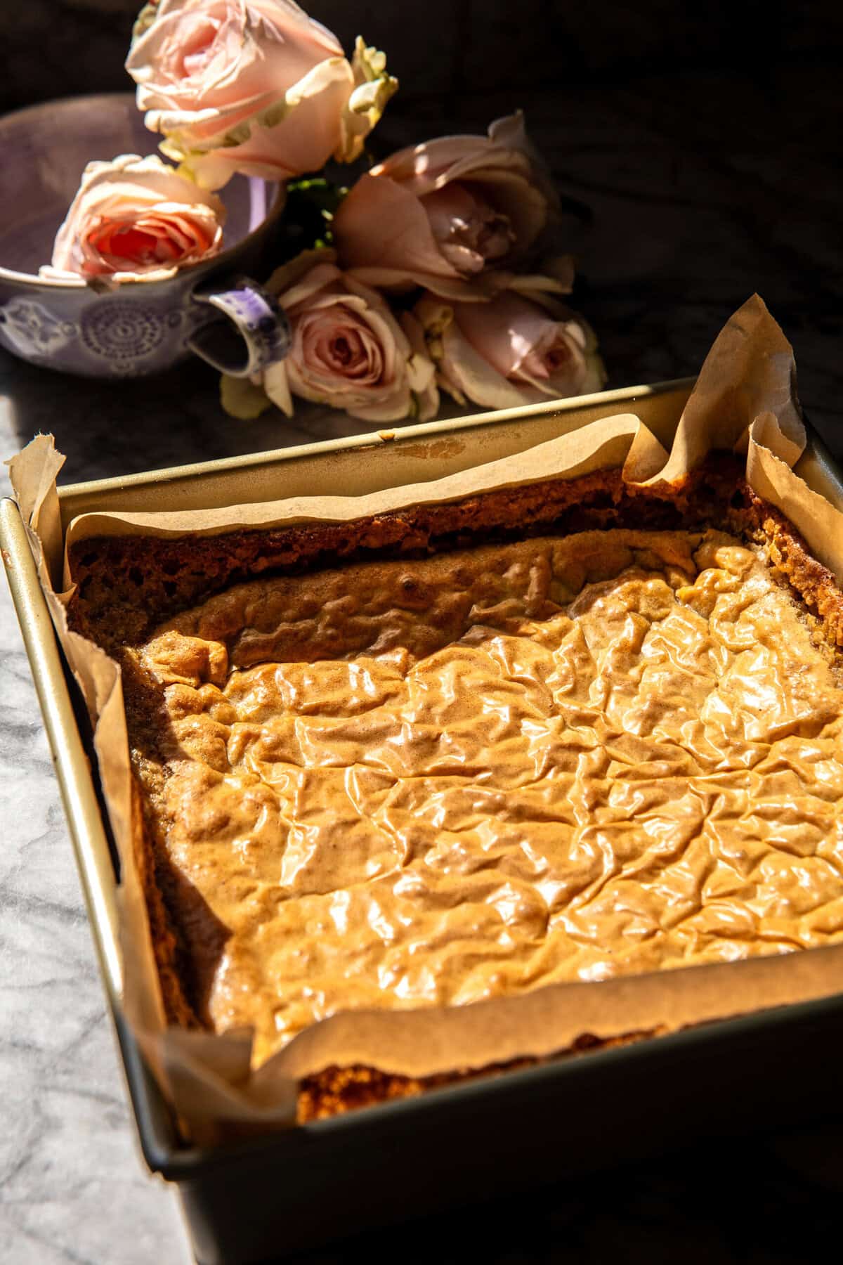 Crinkle Top Lemon Blondies | halfbakedharvest.com