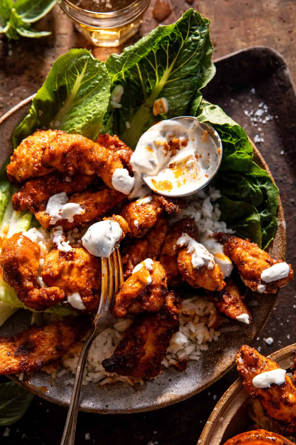 Sheet Pan Buffalo Ranch Chicken | halfbakedharvest.com