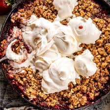 Strawberry Oatmeal Cookie Cobbler | halfbakedharvest.com