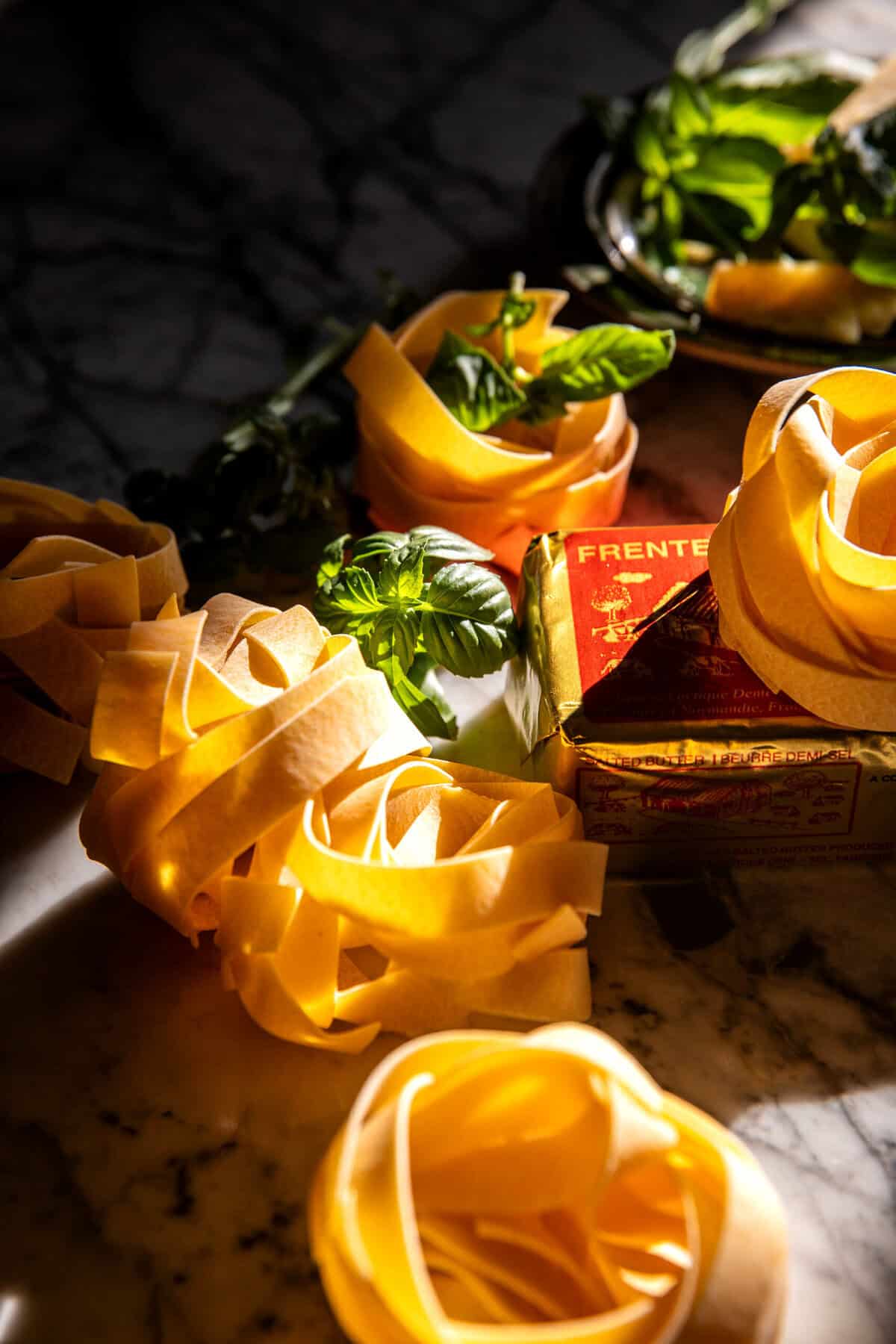 Lemon Basil Cacio e Pepe with Bacon | halfbakedharvest.com