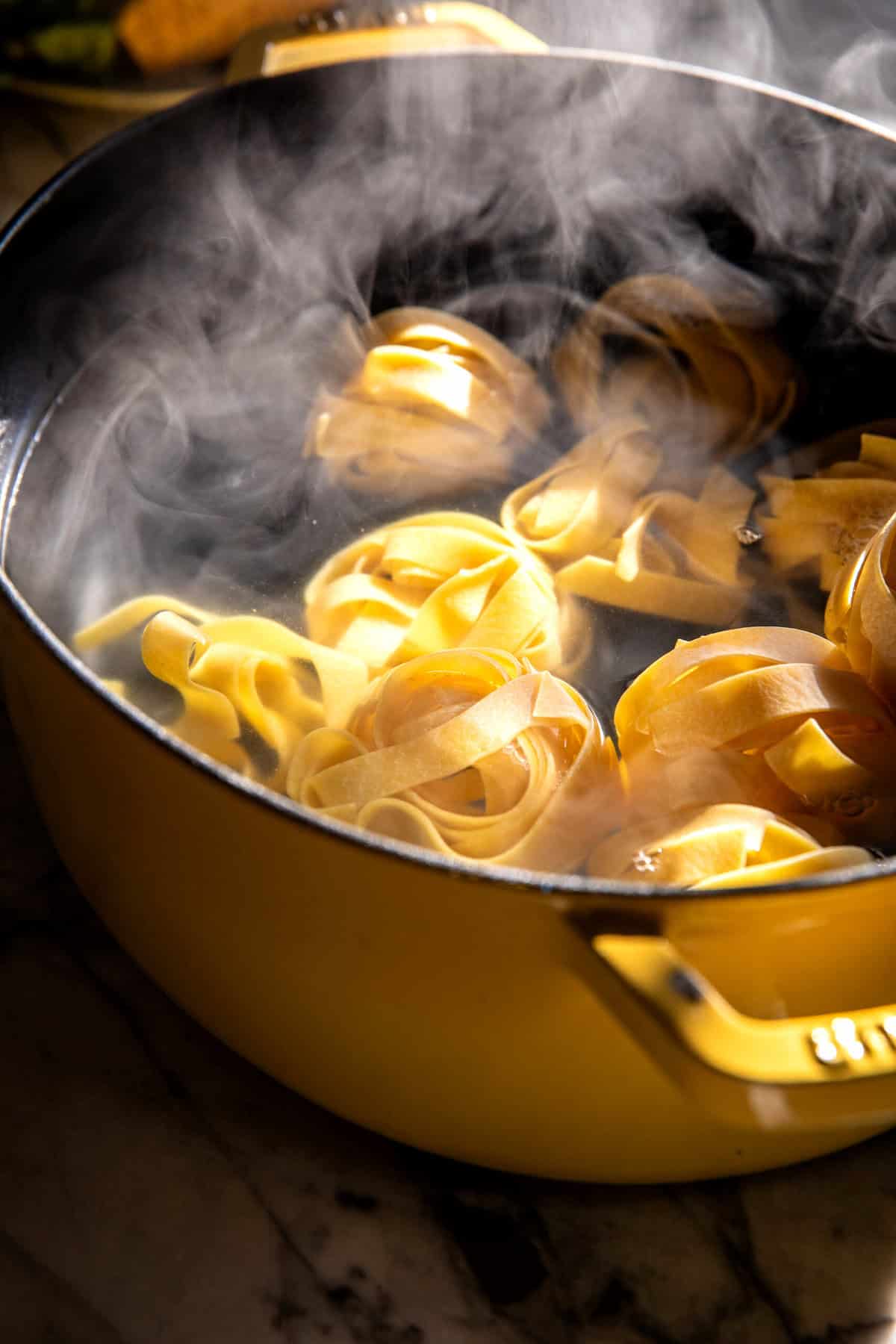 Lemon Basil Cacio e Pepe with Bacon | halfbakedharvest.com