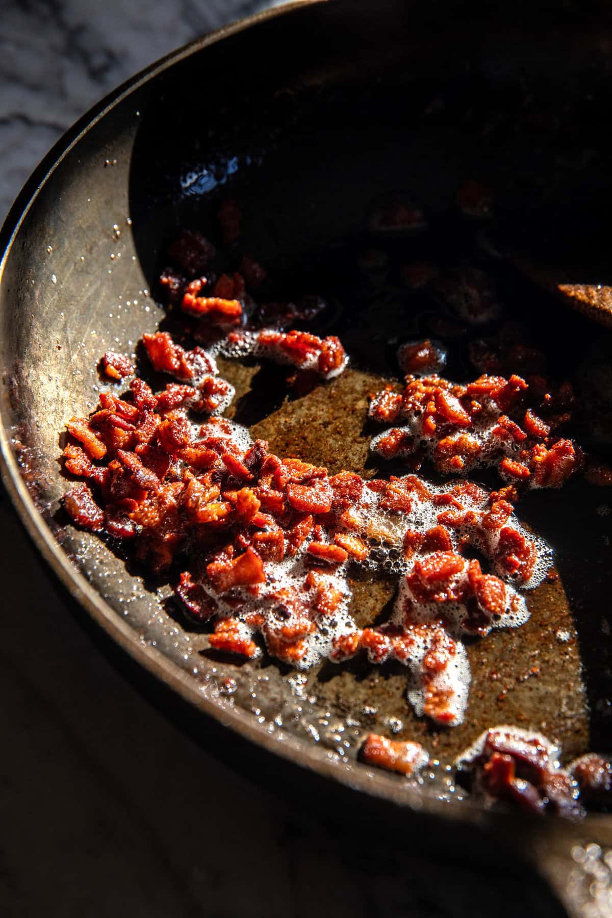 Lemon Basil Cacio e Pepe with Bacon | halfbakedharvest.com