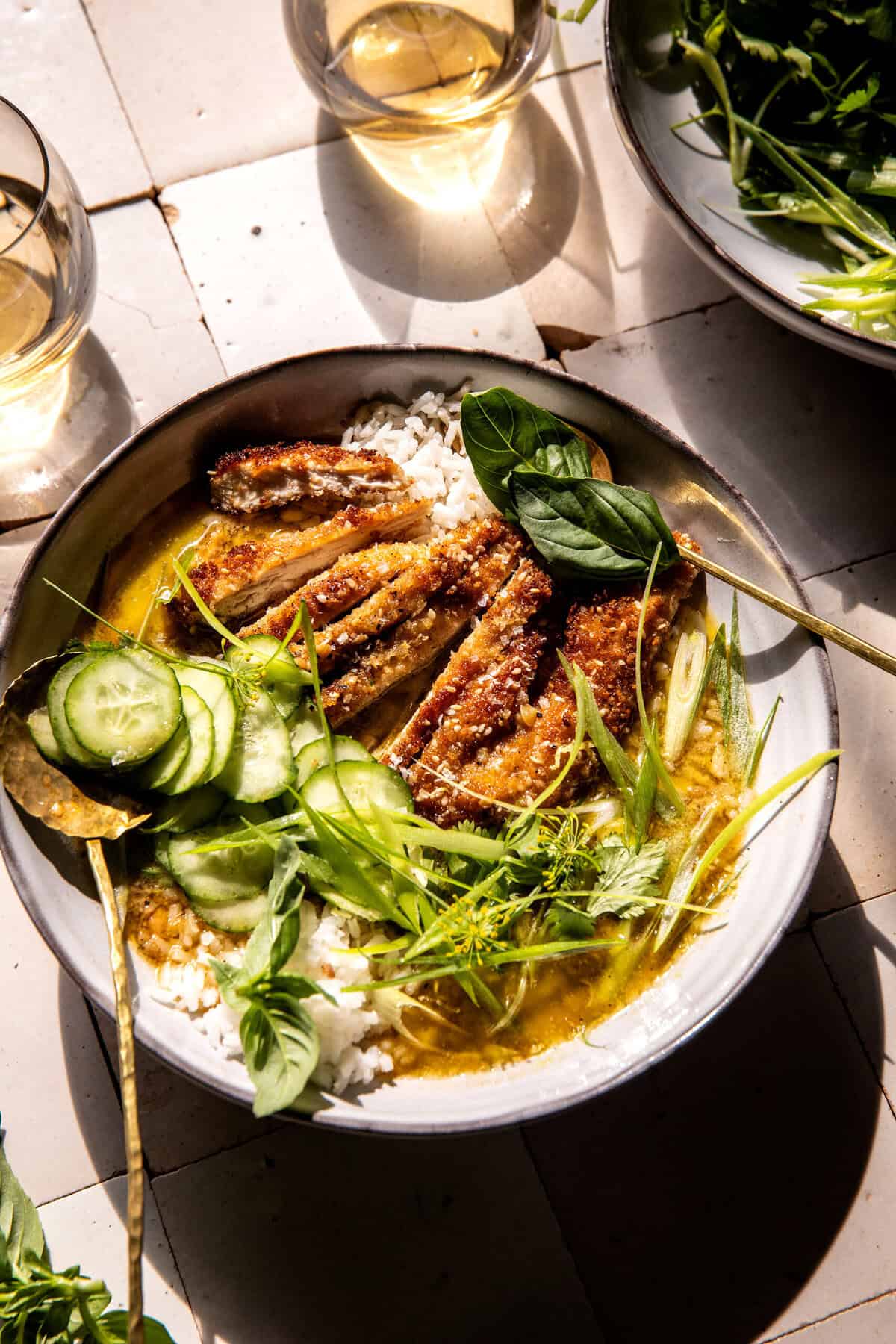 Lemon Chicken Katsu Bowls | halfbakedharvest.com