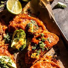 Baked Chipotle Beef and Melted Cheese Tacos | halfbakedharvest.com