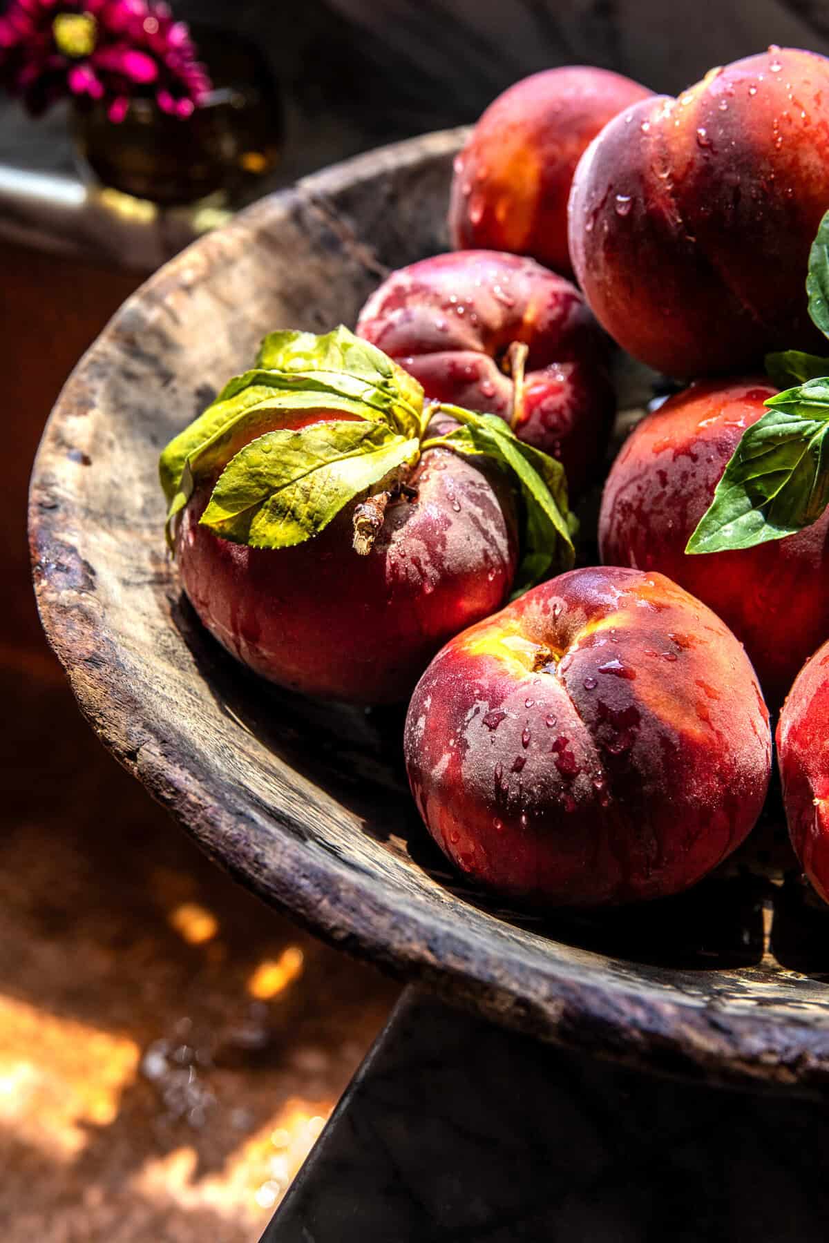 Tomato Peach Caprese | halfbakedharvest.com