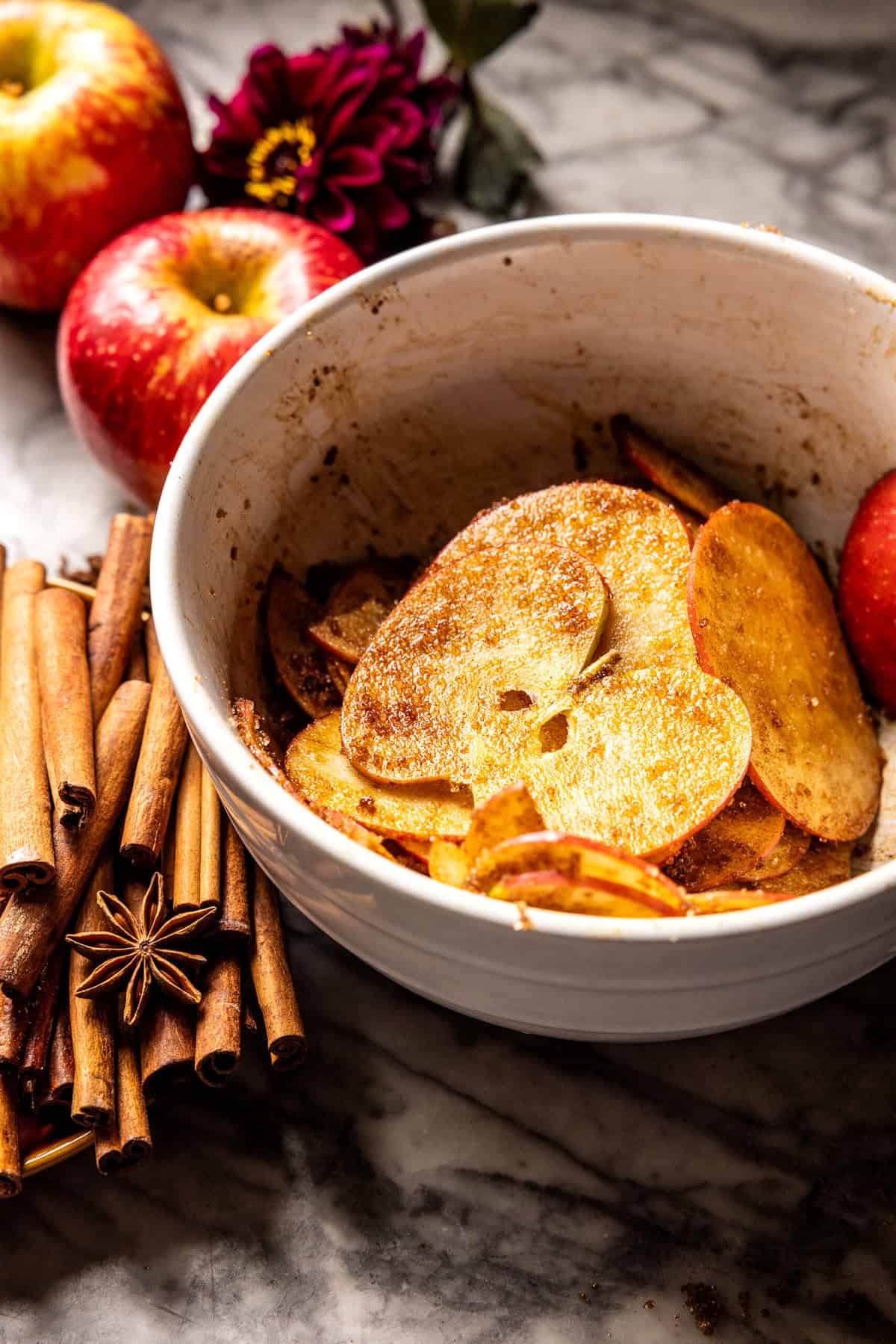 Baked Cinnamon Apple Butter French Toast | halfbakedharvest.com