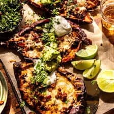 Chipotle Beef Sweet Potato Skins - halfbakedharvest.com