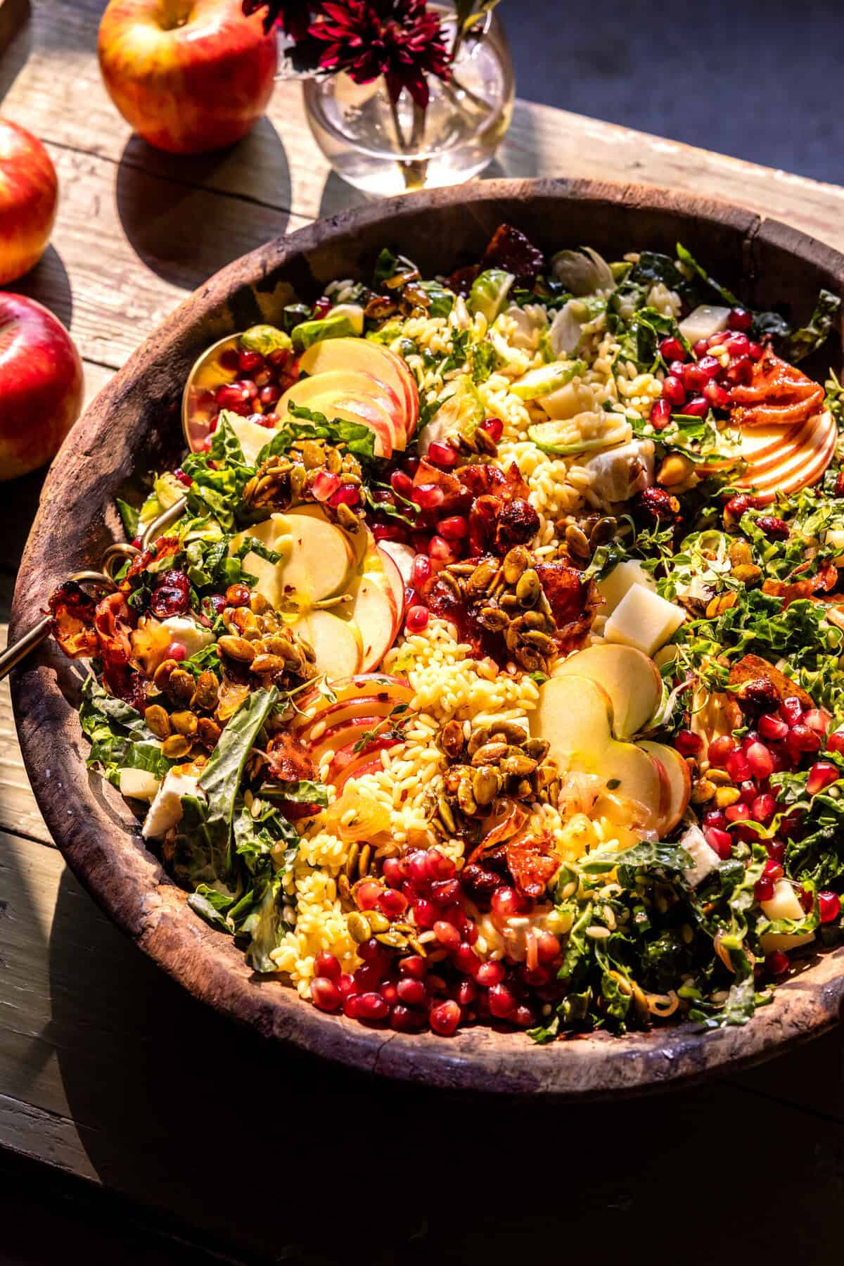 Fall Harvest Apple Orzo Salad | halfbakedharvest.com