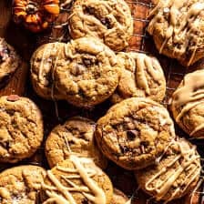 Brown Sugar Maple Pumpkin Butter Cookies | halfbakedharvest.com