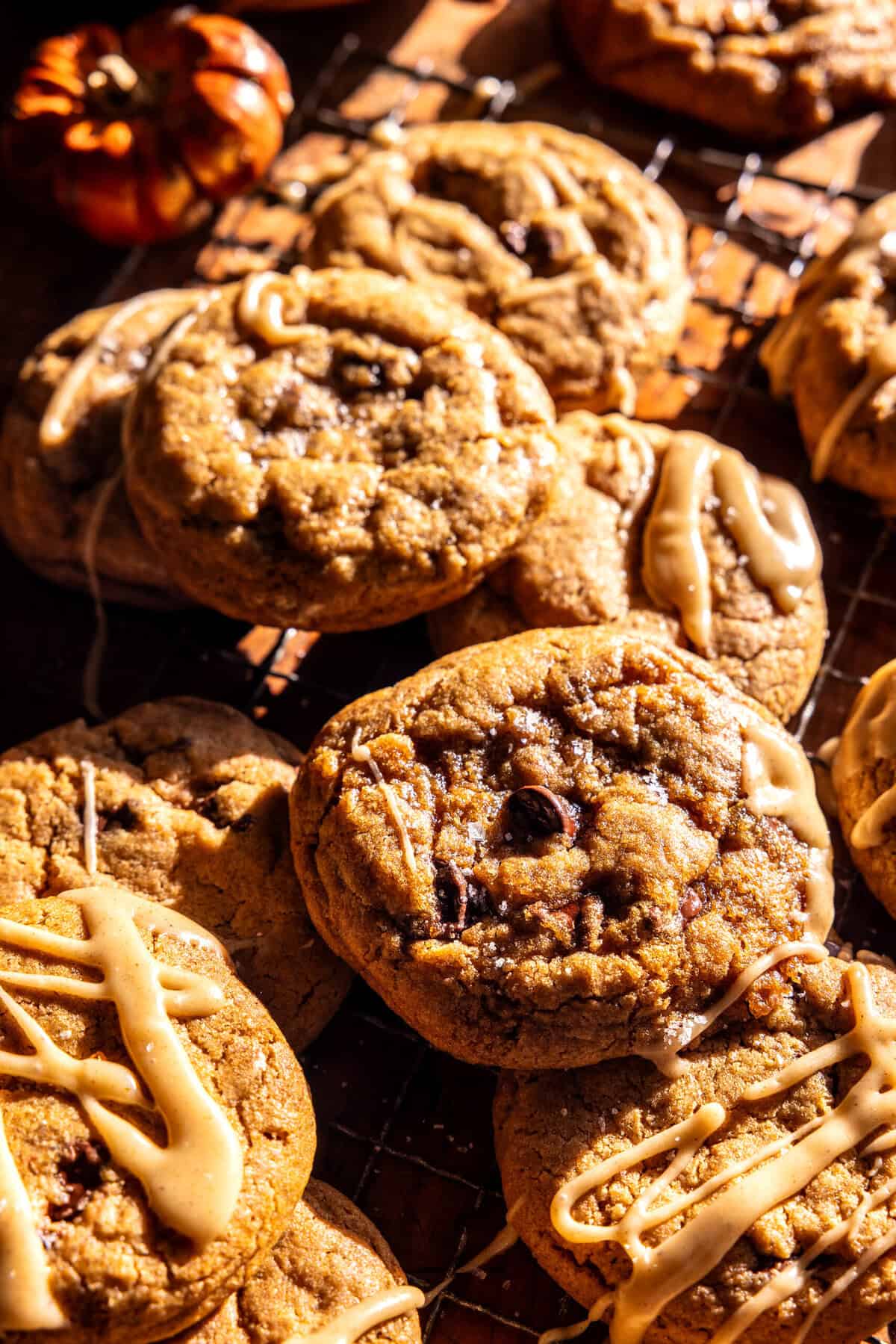 Brown Sugar Maple Pumpkin Butter Cookies | halfbakedharvest.com