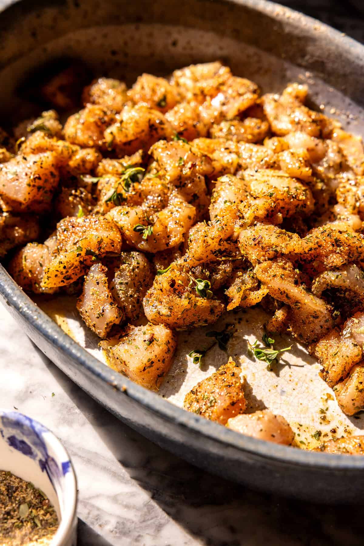 Dump and Bake Chicken Alfredo Noodle Casserole | halfbakedharvest.com