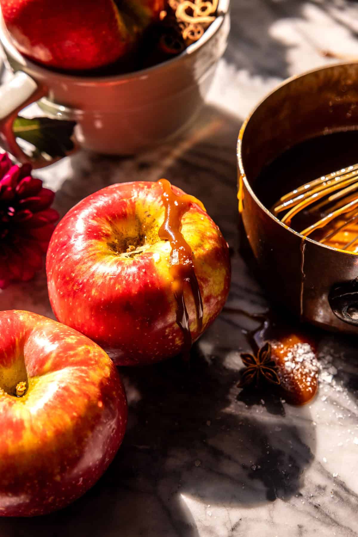 Salted Chocolate Caramel Apple Bark | halfbakedharvest.com