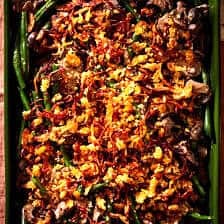 Crockpot Green Bean Casserole | halfbakedharvest.com