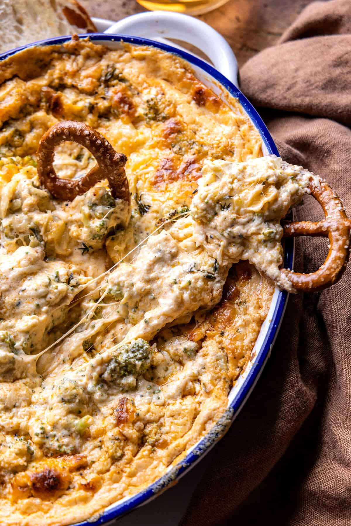 Broccoli Cheddar Dip | halfbakedharvest.com