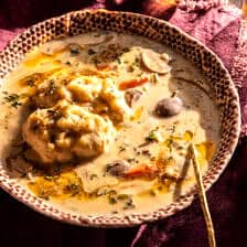 One Pot Creamy Vegetable Dumpling Soup | halfbakedharvest.com