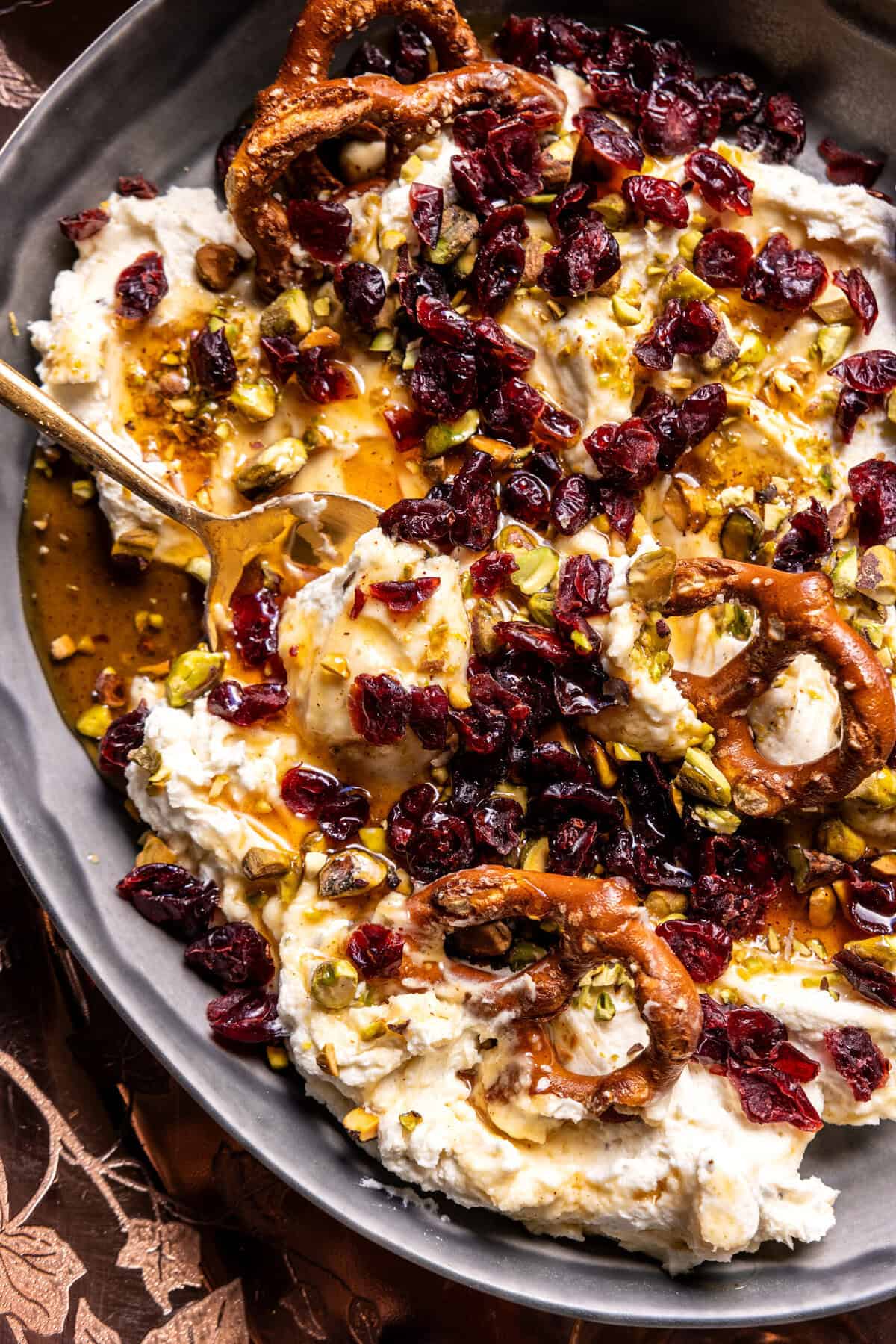 Boursin Cranberry Honey Dip | halfbakedharvest.com