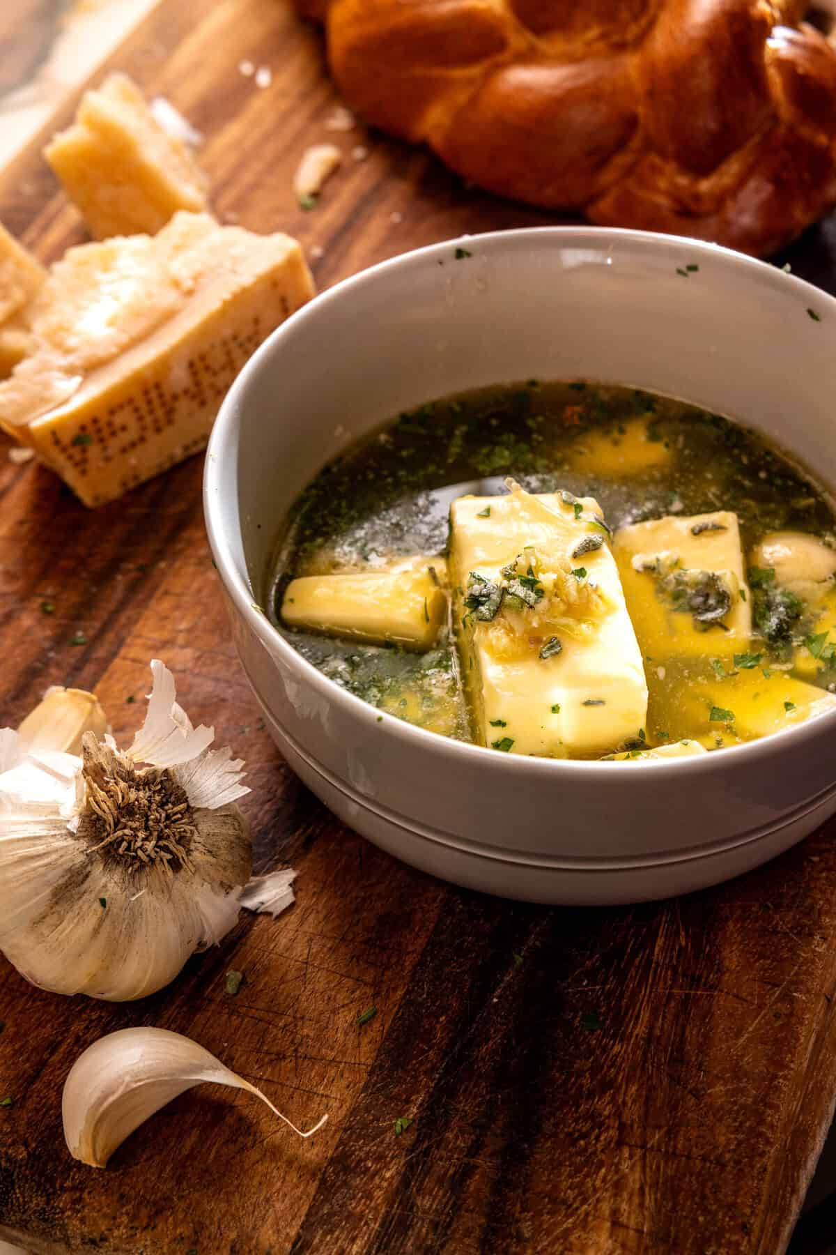 Easy Pull Apart Garlic Butter Challah Bread | halfbakedharvest.com