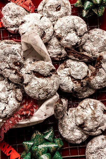 Gooey Chocolate Crinkle Cookies | halfbakedharvest.com