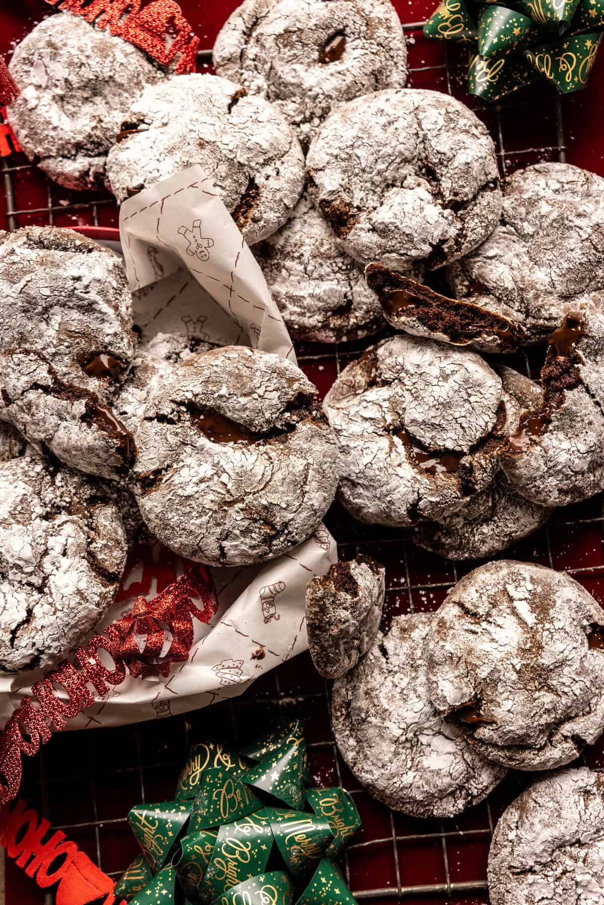 Gooey Chocolate Crinkle Cookies | halfbakedharvest.com