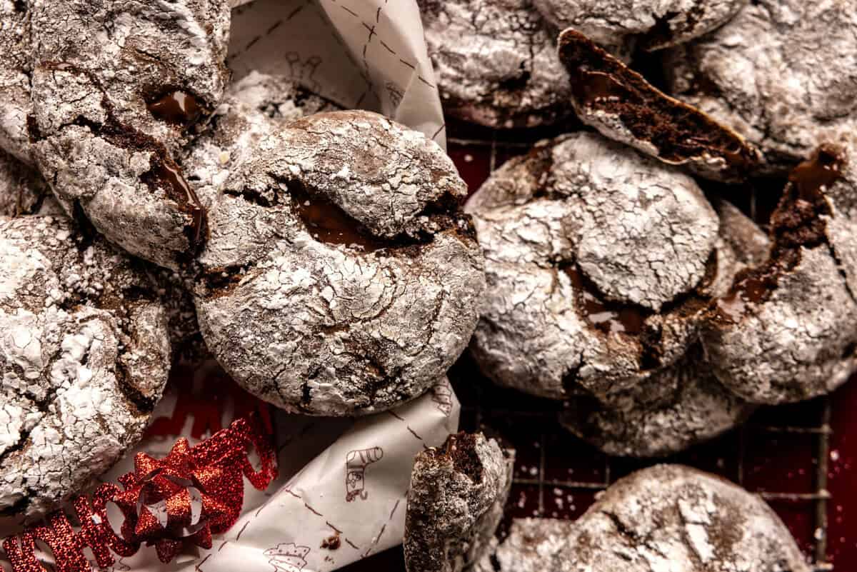 Gooey Chocolate Crinkle Cookies | halfbakedharvest.com