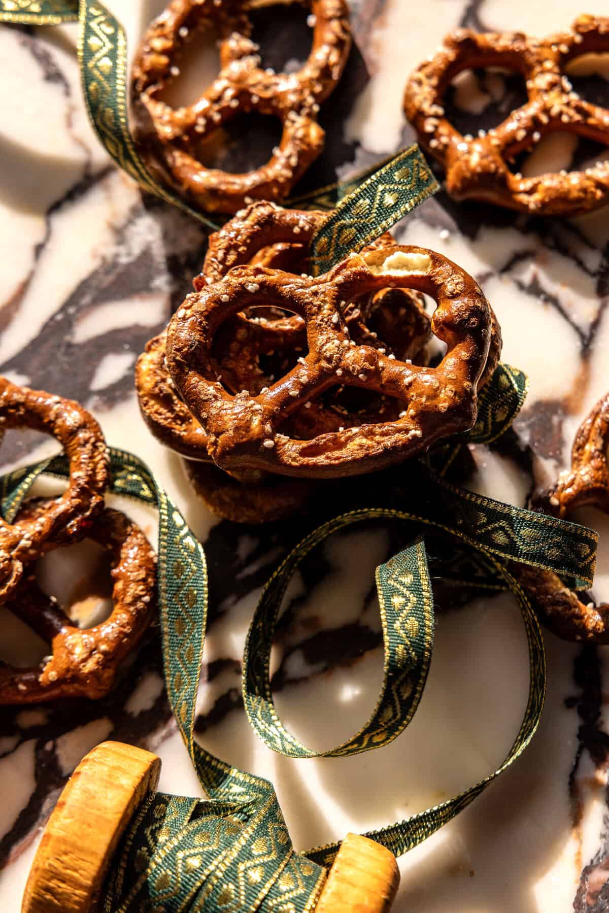 Salted Caramel Brulee Chocolate Pretzels | halfbakedharvest.com