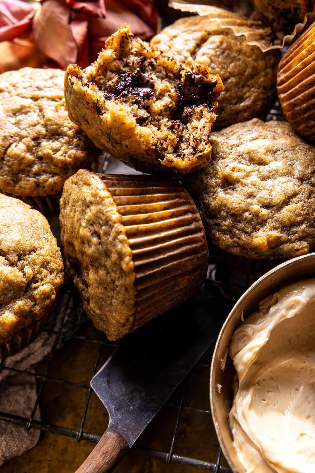 Maple Banana Nut Muffins | halfbakedharvest.com