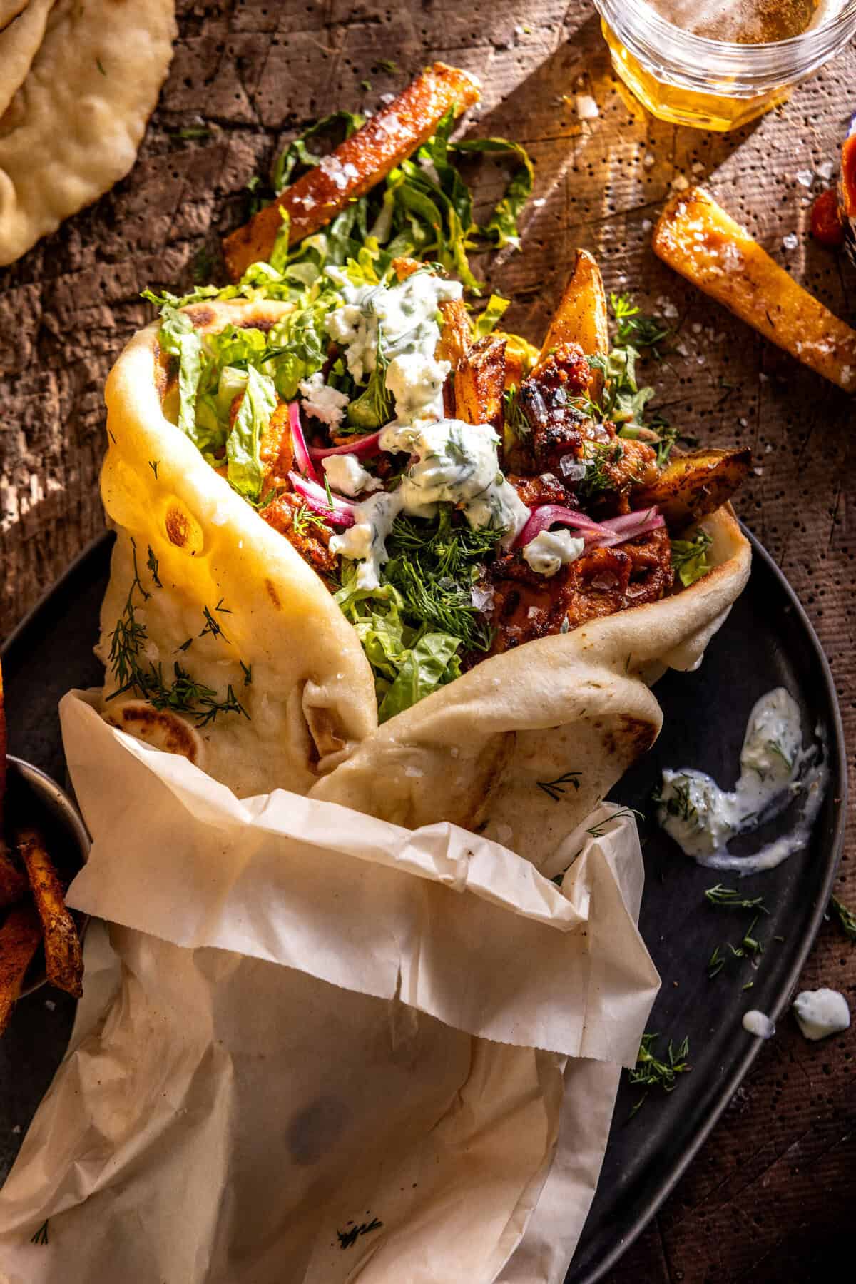 Sheet Pan Greek Chicken Pitas | halfbakedharvest.com