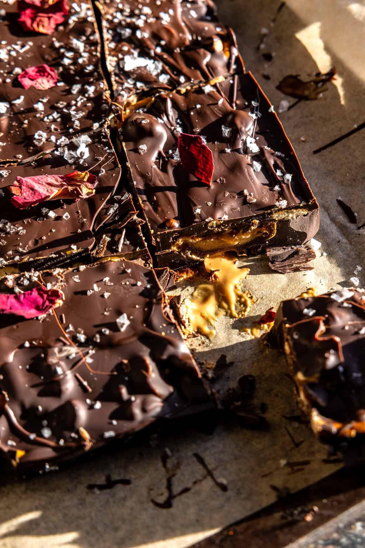 Super Easy Salted Date Bark | halfbakedharvest.com