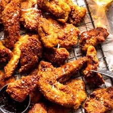 Crispy Honey Parmesan Chicken Cutlets | halfbakedharvest.com