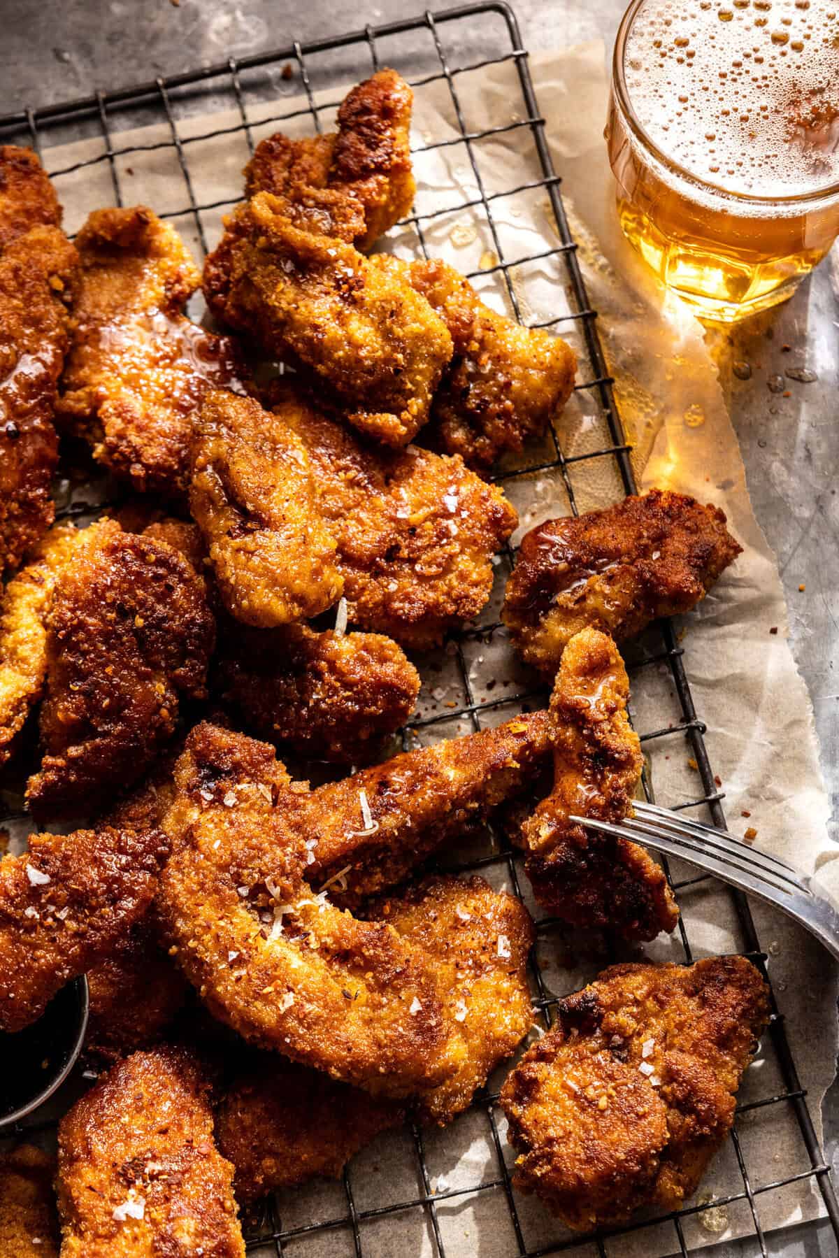 Crispy Honey Parmesan Chicken Cutlets | halfbakedharvest.com