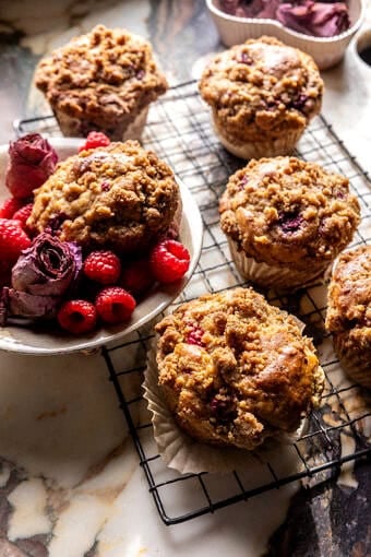 Raspberry Muffins | halfbakedharvest.com