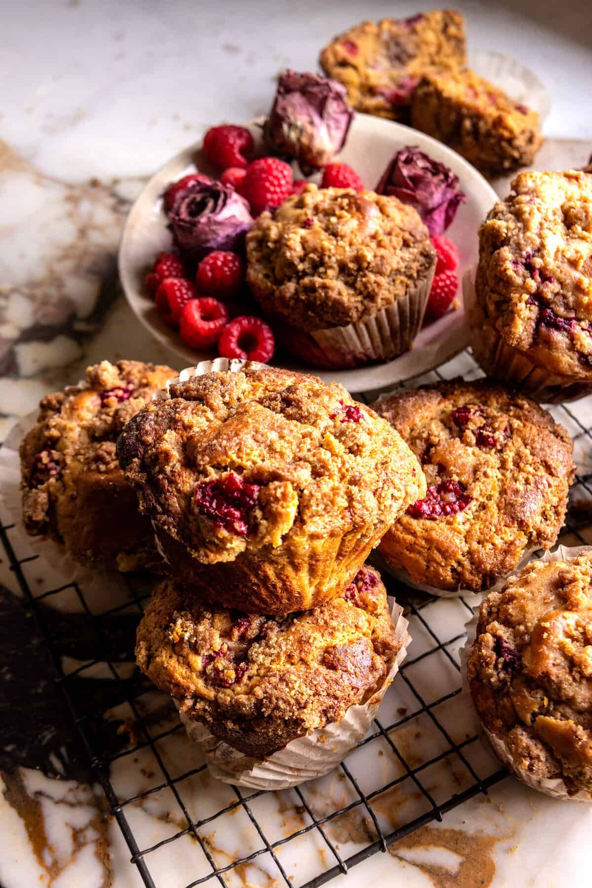 Raspberry Muffins | halfbakedharvest.com