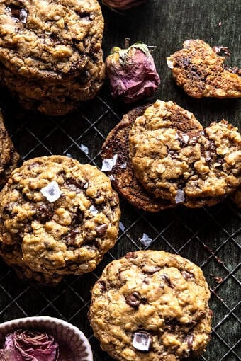 Really Good Oatmeal Chocolate Chip Cookies | halfbakedharvest.com