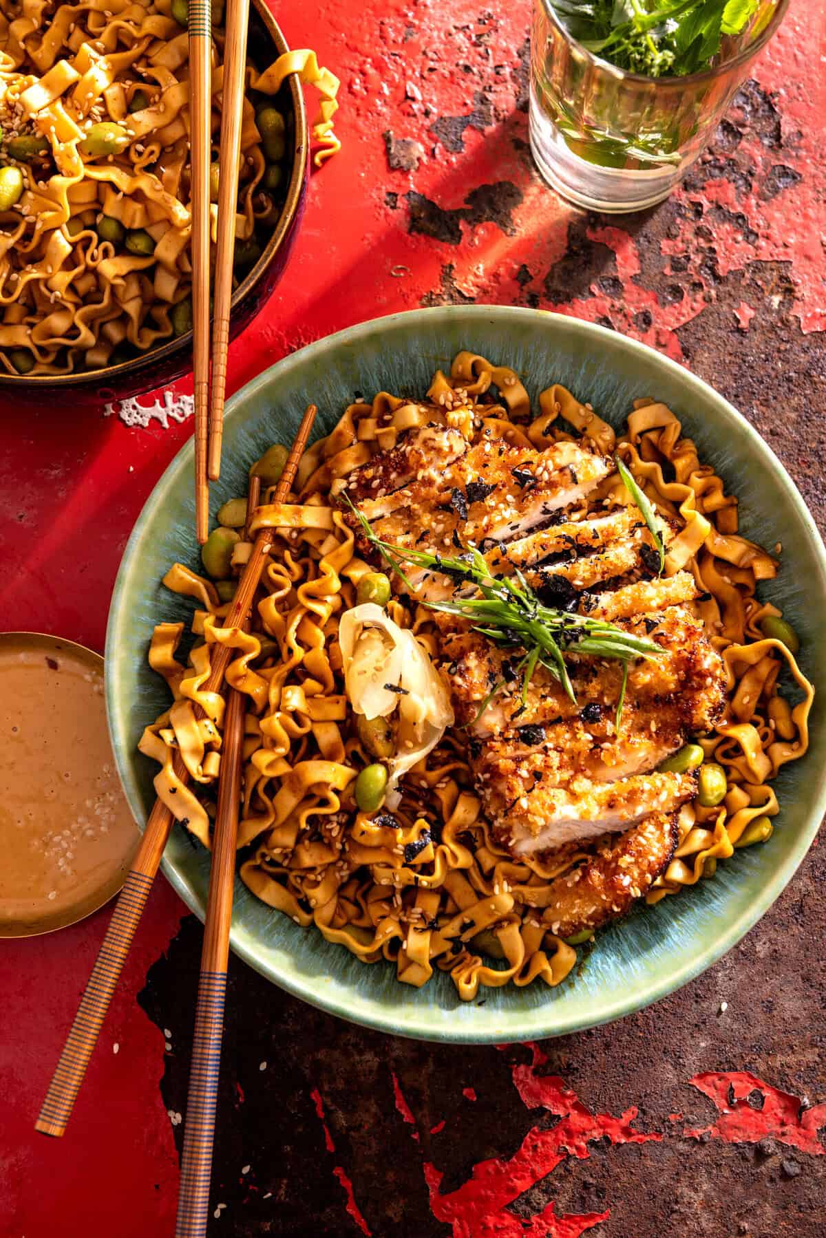 Crispy Chicken Katsu Noodle Bowl | halfbakedharvest.com