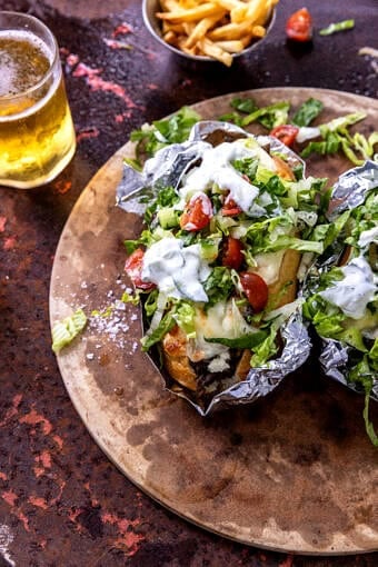 Greek Feta and Melty Gouda Cheesesteak | halfbakedharvest.com