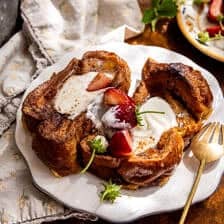 Baked Condensed Milk Cinnamon French Toast | halfbakedharvest.com