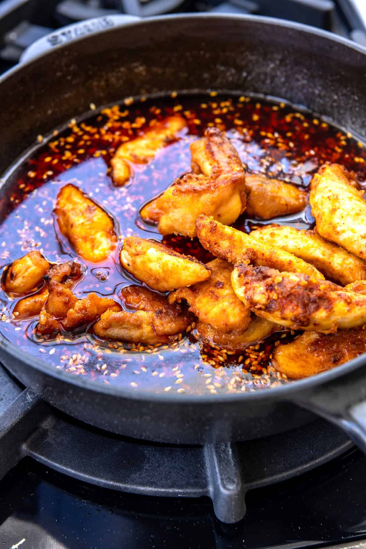 Sticky Honey Harissa Chicken | halfbakedharvest.com