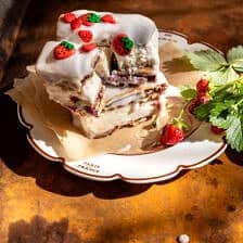 Strawberry Pop-Tart Ice Cream Sandwiches | halfabkedharvest.com